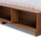 Baxton Studio Cosma Ash Walnut Wood 4-Drawer Queen Size Platform Storage Bed 173-9432-10669 - alternate 8